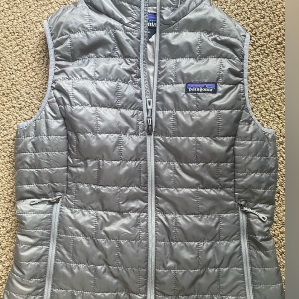 Patagonia Women's Nano Puffer Vest Small GRAY!! NEW!!!
